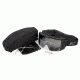 Edge Eyewear Blizzard Goggles, Soft-Touch Matte Black Goggles / Clear Vapor Shiel, HB611