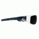 Edge Eyewear Caraz Apocalypse 2 Sunglasses, White &amp; Gray Cyber-Mechanical Frame, Smoke Lenses, HZ146-A2