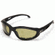 Edge Eyewear Dakura Polarized-Black / Yellow Lens with Gasket GTSM212