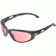 Edge Eyewear Dakura Safety Glasses Black Frame Rose Mirror Lens Sw119