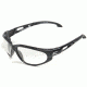 Edge Eyewear Dakura Safety Glasses - Black Frame, Clear Lens SW111