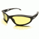 Dakura Safety Glasses - Black Frame,  Polarized Yellow Lens TSM212