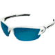 Edge Eyewear Khor G2 Safety Glasses - White Frame / Blue Mirror Lenses, One Size, SDK148-G2