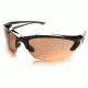 Edge Eyewear Khor Safety Glasses - Black Frame, Copper "Driving" Lens SDK115