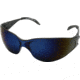 Edge Eyewear Kirova Safety Glasses Black Frame Blue Mirror Lens Ab118