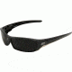 Edge Eyewear Reclus Safety Glasses Black Frame Smoke Lens Sr116