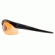 Edge Eyewear Sharp Edge Safety Glasses - Black Frame, Tiger's Eye Lens SSE610