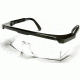 Edge Eyewear Volcan Safety Glasses - Black Frame, Clear Lens DV111