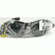 Edge Eyewear Zorge Magnifier Safety Glasses - Black Frame, Smoke Lens, 2.0 Polarized TDZ216-2.0