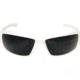 Edge Safety Brazeau Torque with Yellow E Logo, Smoke Lens, White Frame, XB146-E1