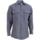Elbeco Textrop2 Zippered Long Sleeve Polyester Shirt - Men's, French Blue, 18 in, 37 in, Z319N+18-37