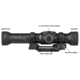 Elcan SpecterTR Rifle Scope Ballistic Reticle w/ Mount, 1x/3x/9x5.56mm, Black, TFOV139-C1