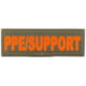 Eleven 10 1x3 Med Name Tape Patch, Orange - E10-7003-PPESUPPORT-RGRORG