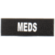 Eleven 10 1x3 Med Name Tape Patch, White Glow - E10-7003-MEDS-BLK/GLO
