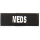 Eleven 10 1x3 Med Name Tape Patch, White Glow - E10-7003-MEDS-BLK/GLO