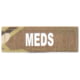Eleven 10 1x3 Med Name Tape Patch, White Glow - E10-7003-MEDS-MTC/GLO