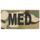 Eleven 10 2x4 Med Id Patch, Black - E10-7001-MED-MTC/BLK