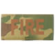 Eleven 10 2x4 Med Id Patch, Brown - E10-7001-FIRE-MTC/BRN