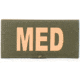 Eleven 10 2x4 Med Id Patch, Tan - E10-7001-MED-RGR/TAN