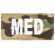 Eleven 10 2x4 Med Id Patch, White - E10-7001-MED-MTC/WHT