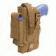 Elite Survival Systems Belt Holster, Left Hand, Coyote Tan - For Glock, Sig, 4.45-5in BBL 7680-T-LH