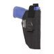 Elite Survival Systems Inside Pants Holster,Ambidextrous, fits Compact Glock, Sig Sauer, Beretta, Taurus with Light/Laser, Black, BCH-5CL
