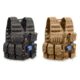 Elite Survival Systems MVP Commandant Tactical Holster Vest, Black, Coyote Tan