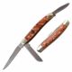 Elk Ridge ER-953BR Manual Folding Knife, 2.5in, 3CR13 Stainless Steel, Spey, Steel Blade, Nickle/Resin, ER-953BR