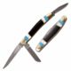 Elk Ridge ER-953MSC Manual Folding Knife, 2.5in, 3CR13 Stainless Steel, Spey, Steel Blade, Nickle/Pearl/Black, ER-953MSC