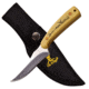 Elk Ridge Fixed Blade, 7in, Stainless Steel Blade, Polished Brown  Handle ER-299IV