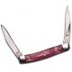 Elk Ridge Folding Blade, 2in, Stainless Steel Blade, Pink Pearl Resin Overlay Handle, ER-211PK