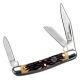 Elk Ridge Folding Blade, 2in, Stainless Steel Blade, Simulated Bone Handle, ER-323SI