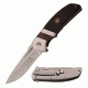 Elk Ridge Folding Blade, 3.5in, Stainless Steel Blade, Black Pakkawood Handle ER-A167BK
