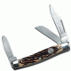 Elk Ridge Folding Blade, 3in, Stainless Steel Blade, Simulated Bone Handle ER-323ISS