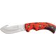 Elk Ridge Guthook Hunter Fixed Blade Knife 4in, 4in, Guthook Blade, Red Aluminum Handle ER274RC
