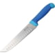 Elk Ridge Knife, 13.5in Overall, 8in Satin 5Cr15Mov SS Blade, Blue Rubberized Nylon Handle, Black Nylon Sheath, ER-200-05HF