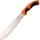 Elk Ridge Machete Knife, Machete, 14in Overall, 9in Satin 3Cr13 SS Blade, Rubberized Nylon Handle, Orange And Black Handle, Black Nylon Sheath, ER-200-02MHT