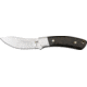 Elk Ridge Skinner Fixed Blade Knife, 3.5in, Carbon Steel Blade, Ebony Wood Handle ER131