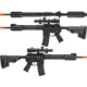 EMG Black Rain Ordnance BRO SPEC15 Licensed AR-15 Airsoft AEG Rifle, Carbine, Black, Large, KA-EMG-AG-196-BK