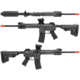 EMG Black Rain Ordnance BRO SPEC15 Licensed AR-15 Airsoft AEG Rifle, CQB, Grey, Large, KA-EMG-AG-197-GY