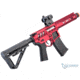 EMG F-1 Firearms PDW AR15 eSilverEdge Airsoft AEG Training Rifle, 3G Style 2, RS3, Red, UPDW-R