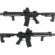 EMG Falkor AR-15 Training Weapon M4 Airsoft AEG Rifle, Blitz SBR, Black, Large, FD-B-B