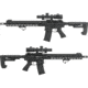 EMG Falkor AR-15 Training Weapon M4 Airsoft AEG Rifle, RECCE, Black, Large, FD-R-B