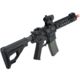EMG Helios Knight's Armament Licensed SR-16E Mod2 MLOK Airsoft AEG Rifle, CQB, Black, Large, AR-073E