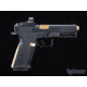 EMG SAI BLU w/Tier One Utility RMR-Cut Slide GBB Airsoft Pistol, Gold, SA-UT0101