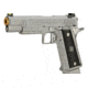 EMG Salient Arms International 2011 DS Airsoft Training Weapon, 5.1 w/Green Gas Mag, 30 Round, Silver, SA-DS0101