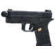 EMG Salient Arms International Blu Compact Airsoft Training Weapon, w/Green Gas Mag, Black, Medium, SA-BL0200