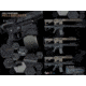 EMG Sharps Bros Hellbreaker Licensed Full Metal Advanced M4 Airsoft AEG Rifle, 7in SBR, Black, Large, M4-SB7-BK