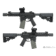 EMG Sharps Bros Overthrow Licensed Full Metal Advanced M4 Airsoft AEG Training Rifle w/Slim Motor Grip, 8in PDW, Black, Large, M4-SB-OT-S-BK