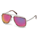 Emilio Pucci EP0003 Sunglasses - Pink Frame Color, Gradient/Mirror Violet Lens Color